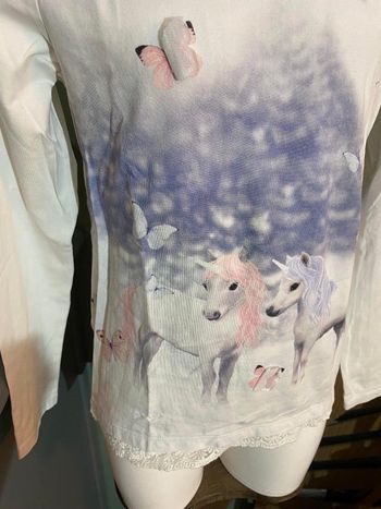 T-shirt fille 8 ans licorne