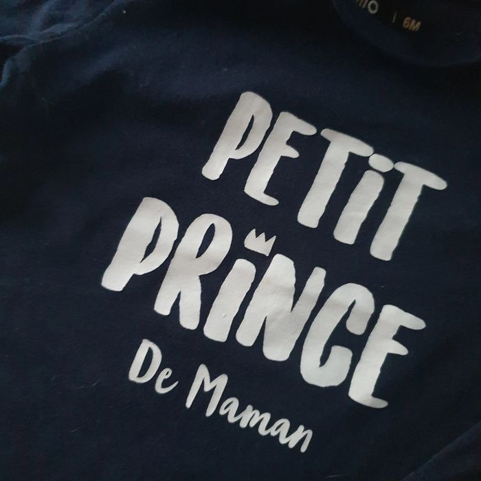 💚 Tee-shirt ML 6 mois Gémo #emyfleury_6moisgarçon - photo numéro 2