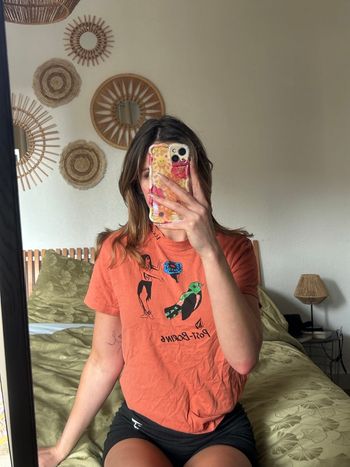 Magnifique t-shirt orange Bob Mollema Volcom