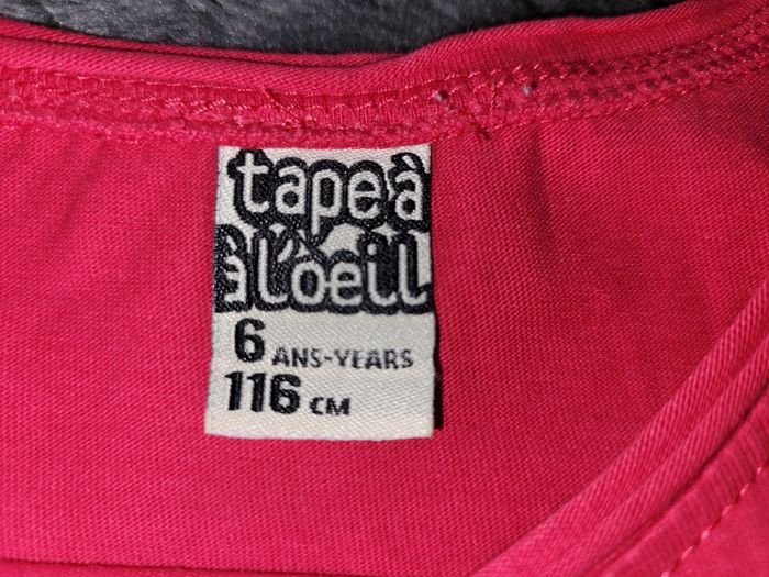 T-shirt à manches courtes taille 6 ans - photo numéro 3