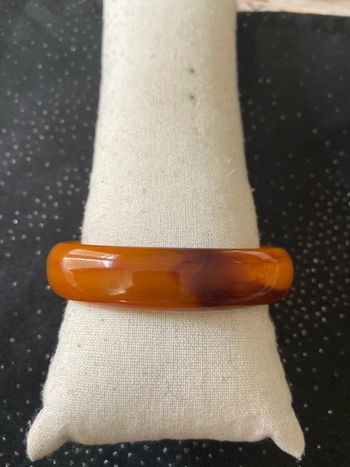 Bracelet jonc marron