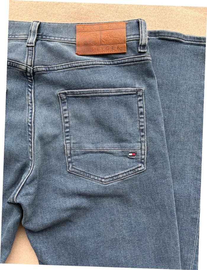 Jeans bleu foncé Tommy Hilfiger homme W30L34 denton straight neuf avec étiquette - photo numéro 10