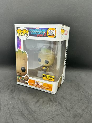 Funko pop marvel guardians of the galaxy groot 264 hot topic