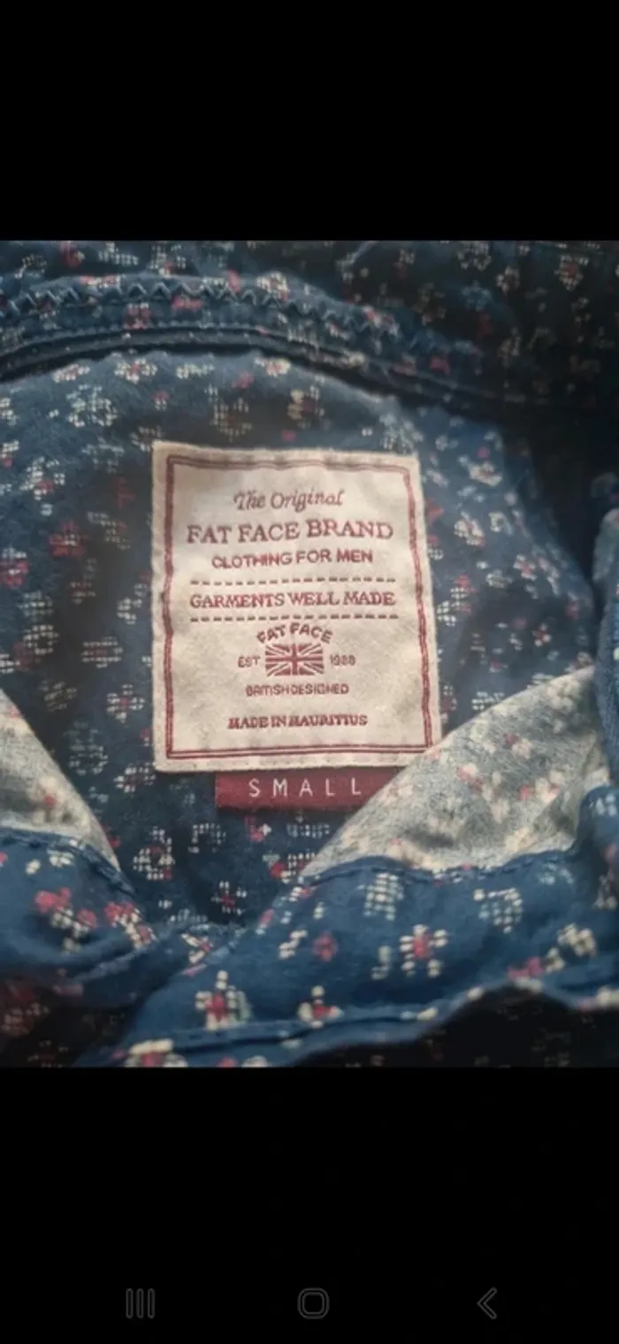 Chemise homme s motif fleur manche longue - photo numéro 2
