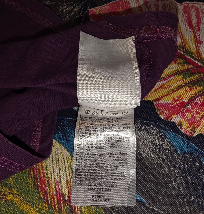 Tee-shirt ML violet 2 ans - photo numéro 7