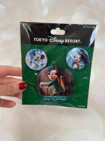 Lot de 3 badges collector Disney - Tokyo Disney Resort