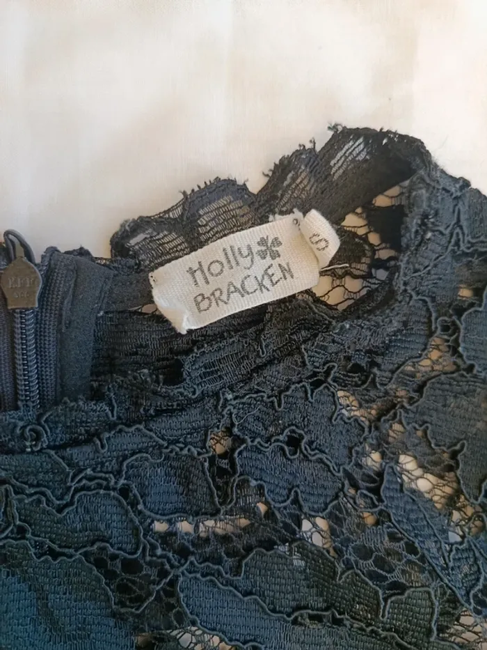 Robe noire dentelle Molly Bracken taille S - photo numéro 5
