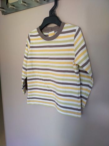 Haut rayé manches longues bébé 18 mois