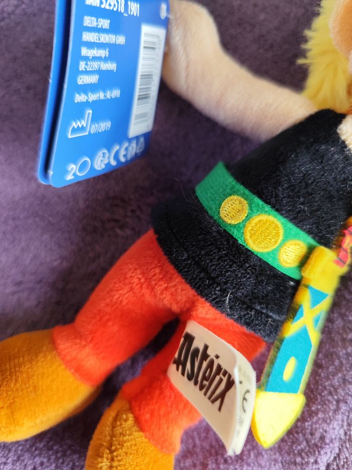 peluche Astérix neuve avec étiquette - photo numéro 3