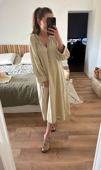 Robe oversize H&M vert sauge 🥝