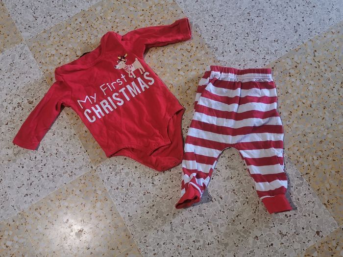 Ensemble bébé Noël 70cm