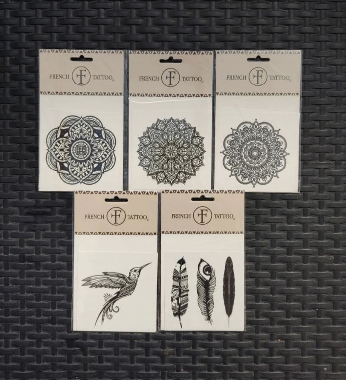 Lot tatouages temporaires ultra réaliste french-tattoo