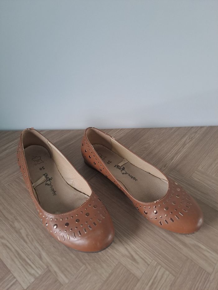 Ballerine camel
