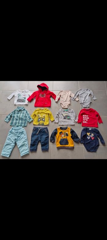 Gros lot de vêtements bébé garçon en 6 mois