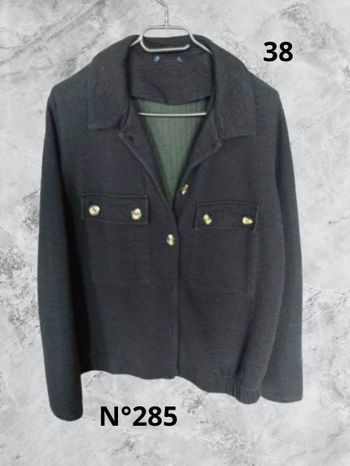 N°285 Veste noir T38.