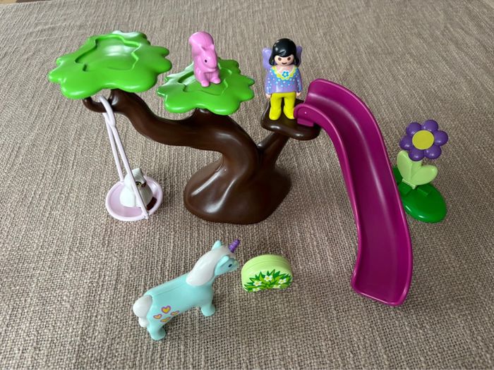 Forêt enchantée avec fée et licorne coffret 70400