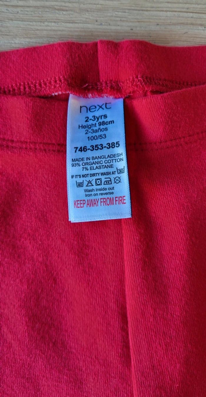 Legging rouge next - photo numéro 3