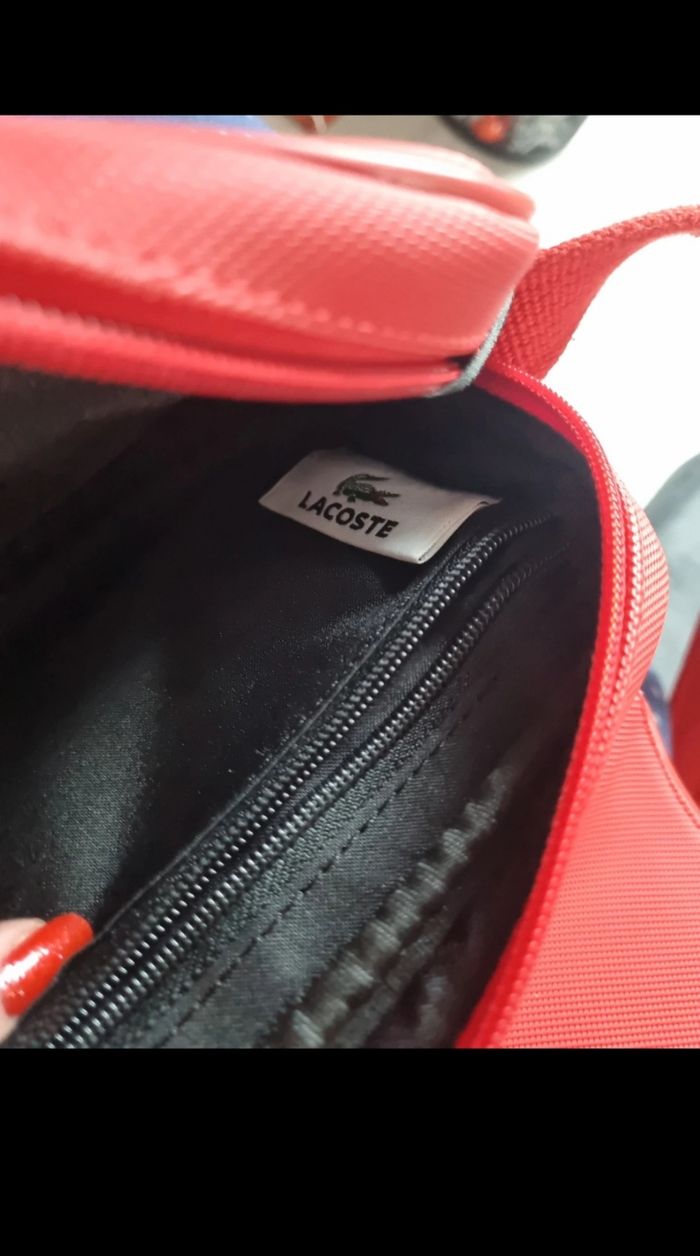Sac bandoulière lacoste - photo numéro 3