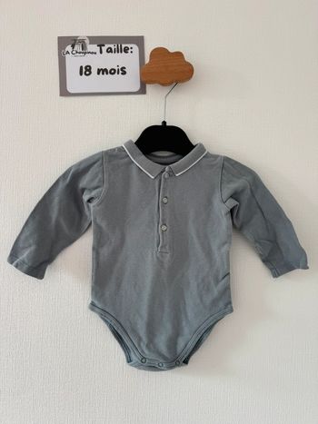 Body manches longues - taille 18 mois 🌼