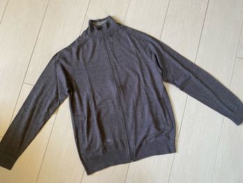 La Halle gilet zippé gris M