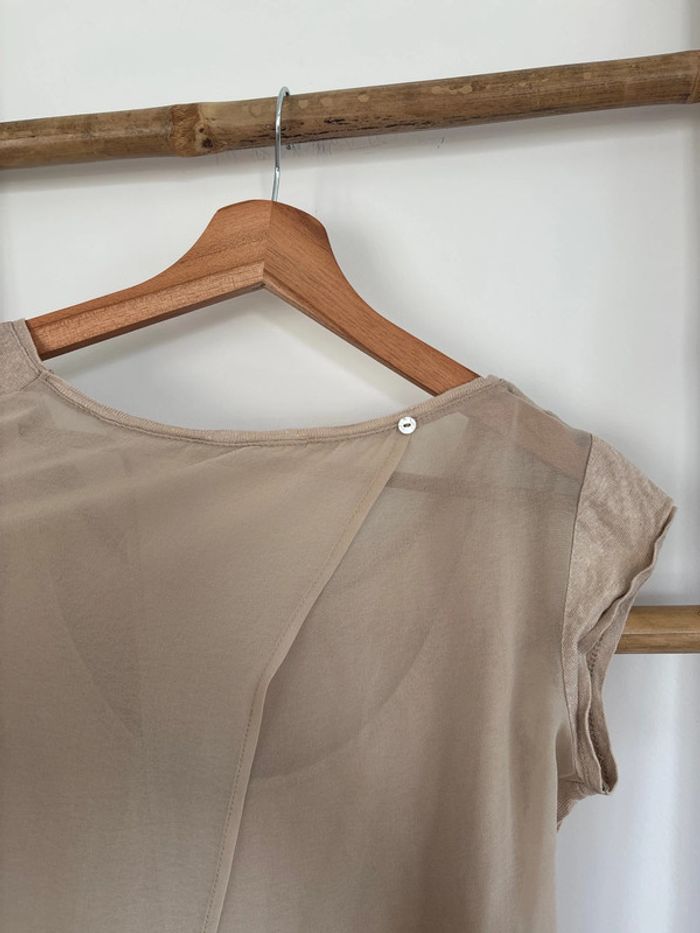 T shirt etam beige atypique - photo numéro 5
