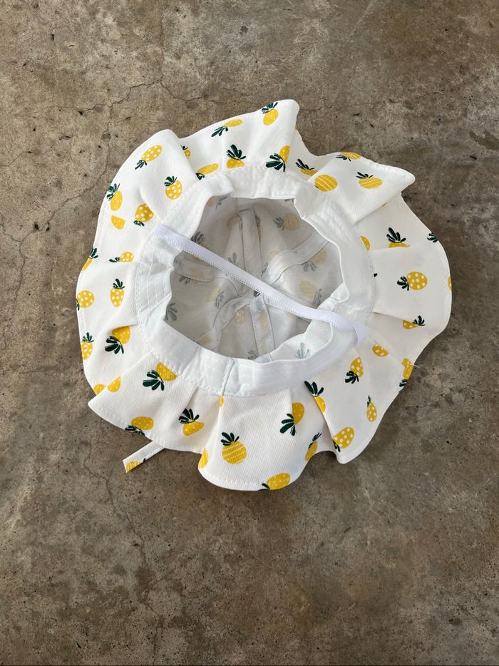 Chapeau fille ananas neuf - photo numéro 2