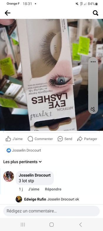 Faux cils