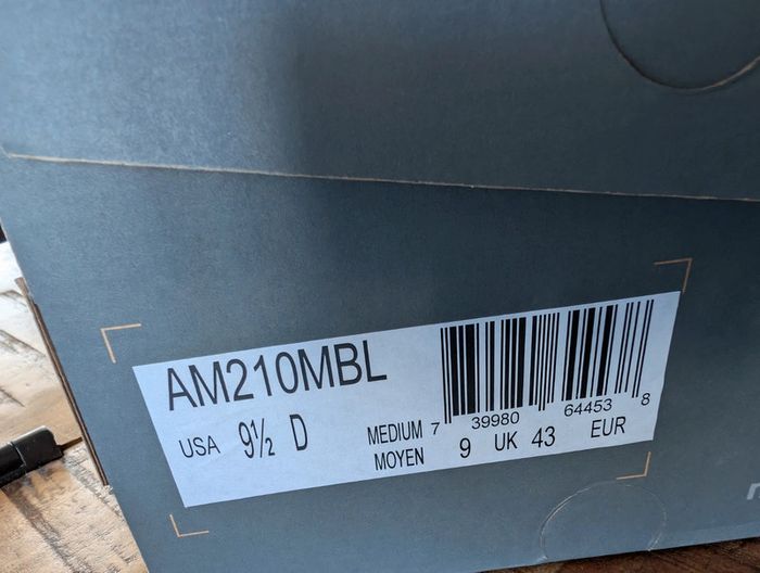 Sneakers New Balance All Coast 210 Mid taille 43 neuf - photo numéro 6