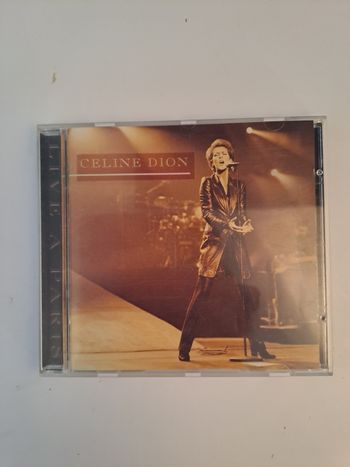 CD Céline Dion - Live à Paris avec paroles - État neuf.