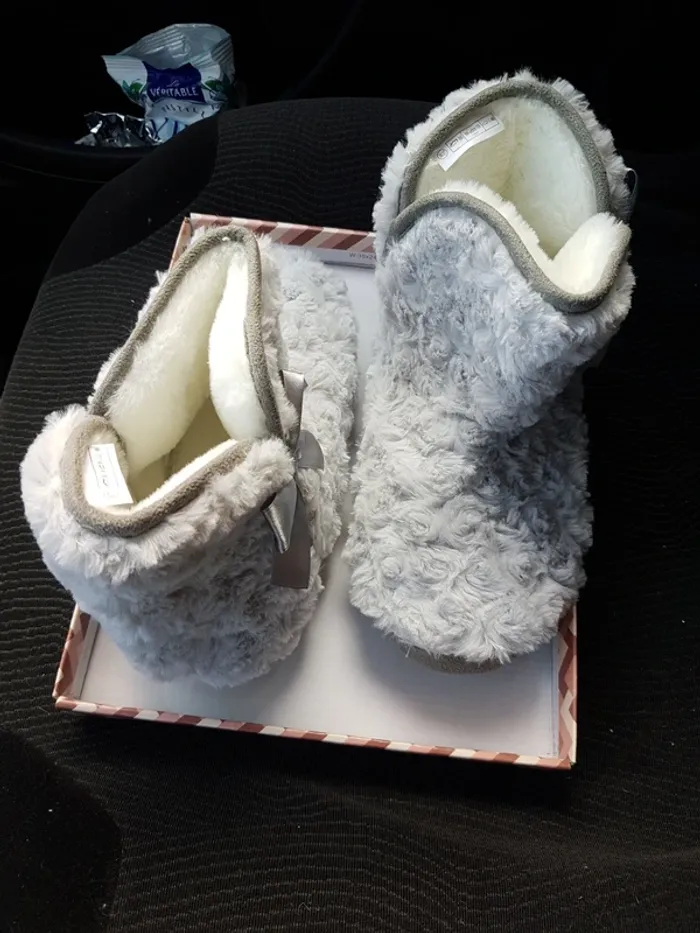 Chaussons fourrés  cosy time  36-37