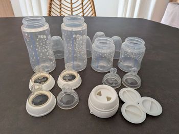 Lot biberons Nuk anti-colique 