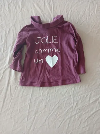 Tee-shirt manches longues 18 mois
