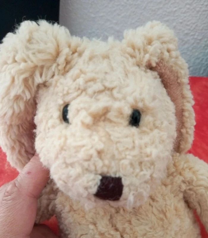 Peluche vintage lapin beige , jouet Maxime, Raynaud - photo numéro 2