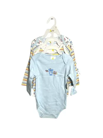 👶Lot de 3 bodys bébé manches longues - Taille 6-9 Mois