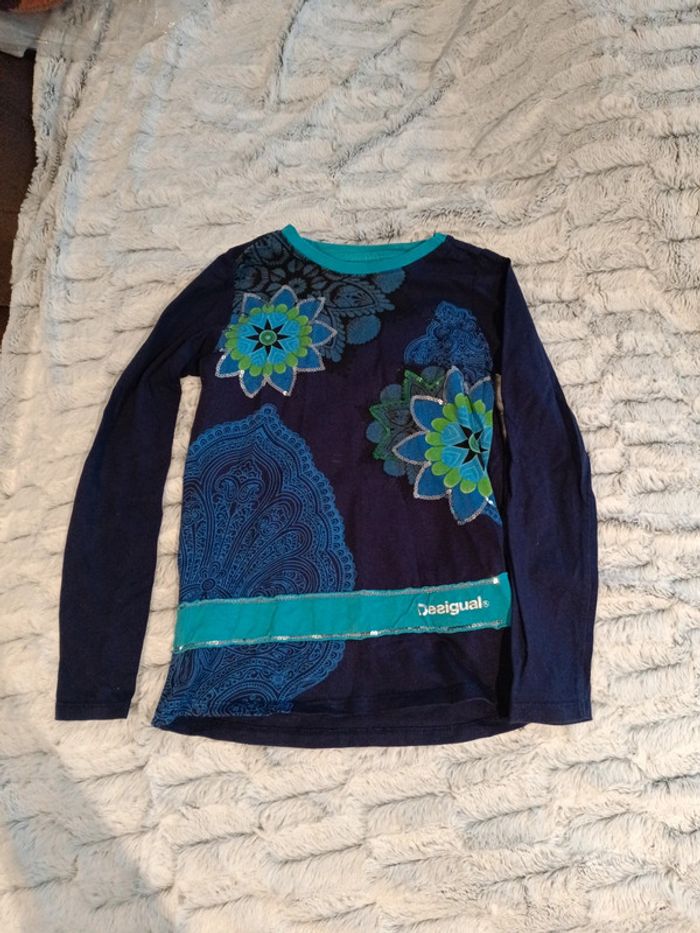 Haut manches longues Desigual 9/10 ans