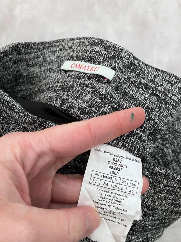 Jupe argentée style patineuse - photo numéro 4