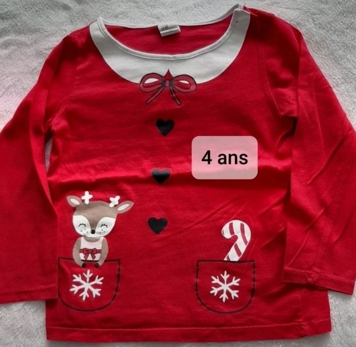 3 Tee-shirt de Noël 4 ans - photo numéro 2