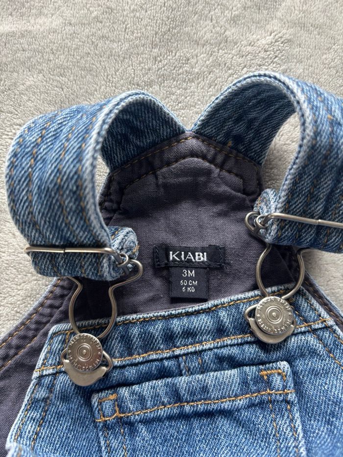 Salopette en jean 3mois - photo numéro 3