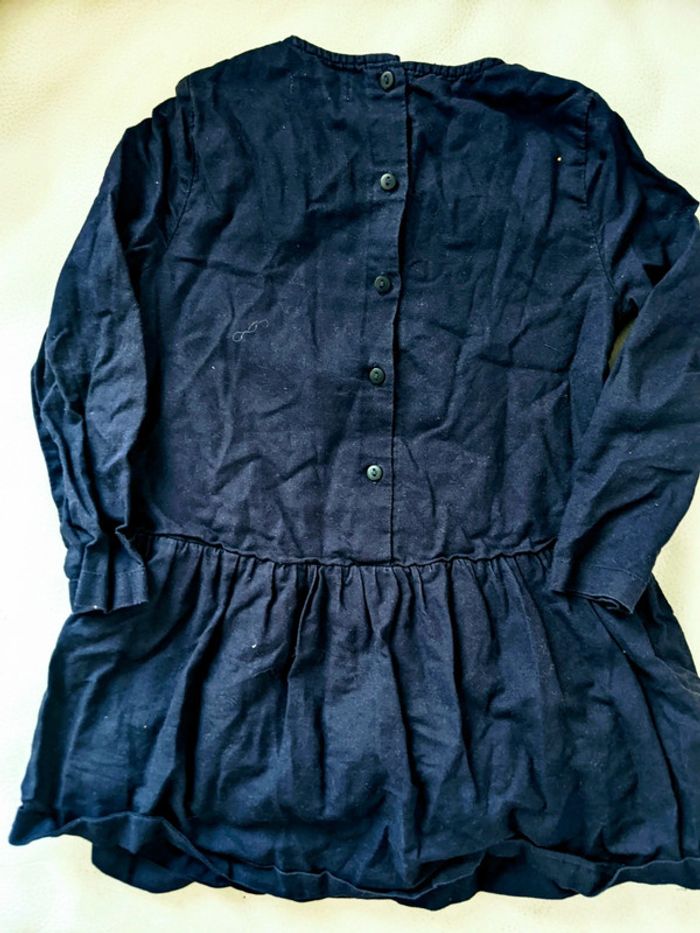 Robe DPAM bleue marine 3 ans 98 cm - photo numéro 4
