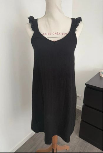 Robe d'été noire Camaïeu taille S ou 36