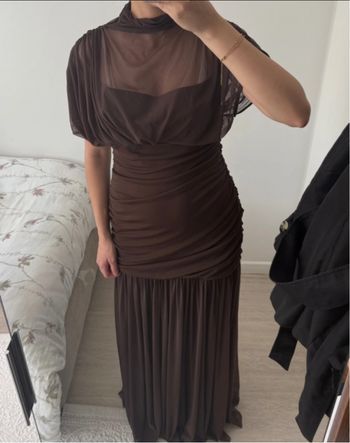 Robe drapée Zara