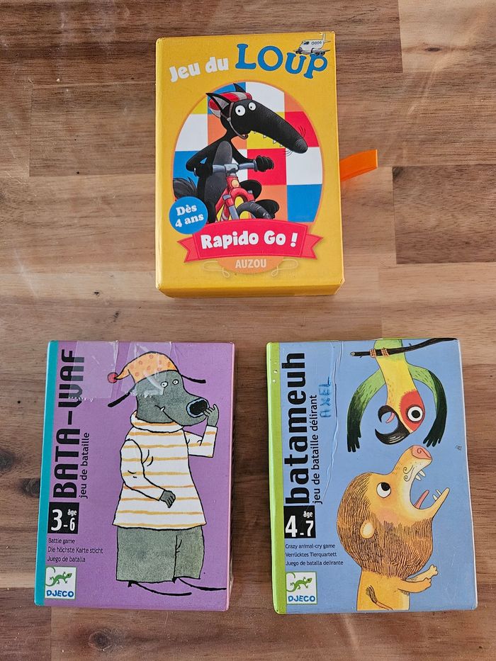 Jeu de société djeco et petit Loup