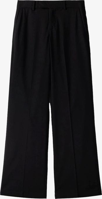 Pantalon noir à plis taille 44 ultra large