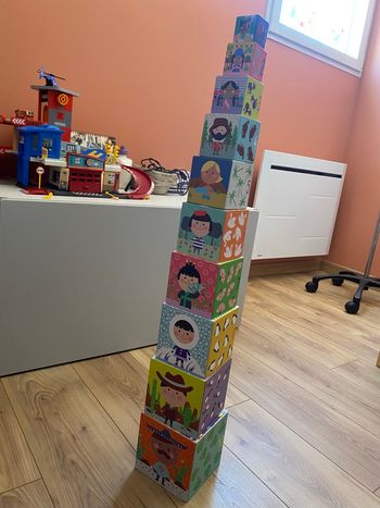 Cubes à empiler vertbaudet 