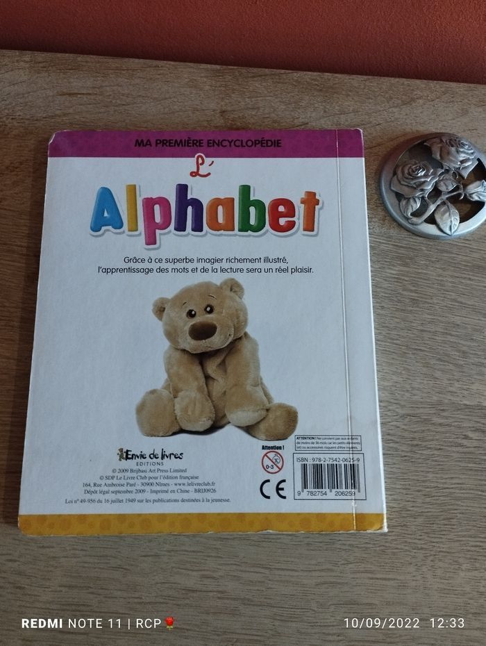 Livre  alphabet - photo numéro 2