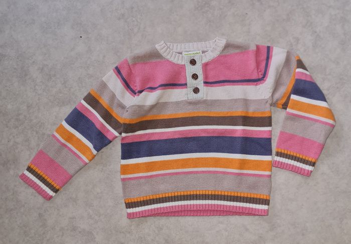 pull rayures Vertbaudet garçon 4 ans - photo numéro 4