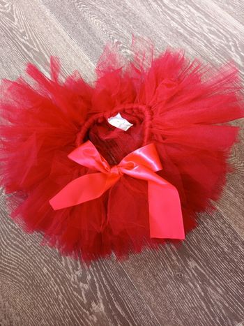 Gros tutu rouge 56 cm