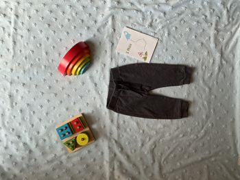 pantalon de jogging gris lien de serrage taille élastique 3 mois