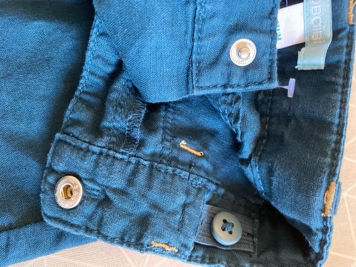 Short lin/coton broderie koala 6 mois Obaibi - photo numéro 6