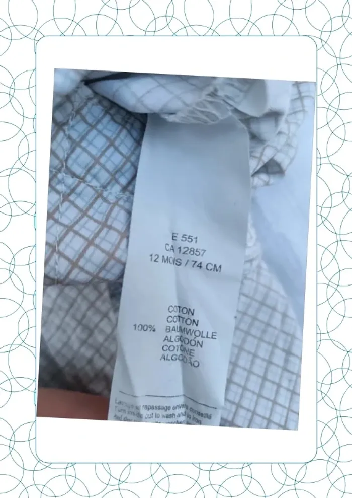 Combi-short 12 mois - photo numéro 3